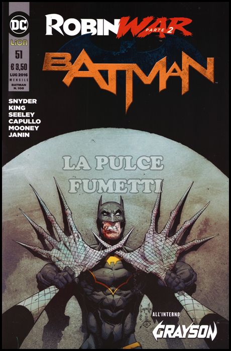 BATMAN #   108 - NUOVA SERIE 51 - ROBIN WAR PARTE 2